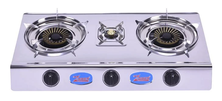 Classic Indoor Triple Burner Gas Cooker (ZG-3088)